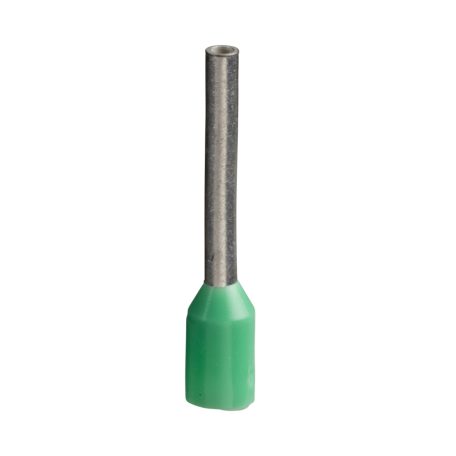 Érvéghüvely 6,0 mm2 NFC 1x100db blisteres kiszerelésben zöld L=20mm DZ5CE062