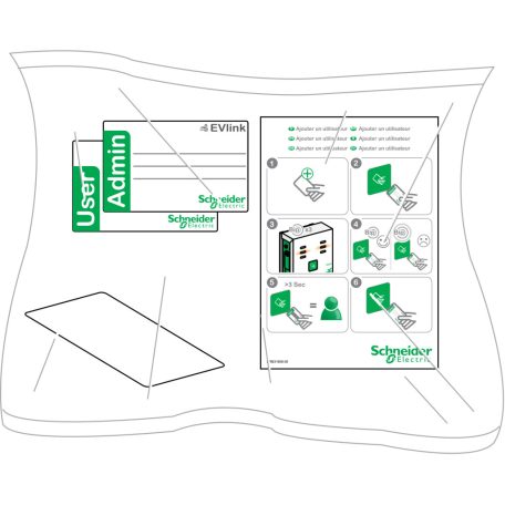Evlink - RFID kártya 10 db/csomag EVP1BNS