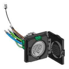 EVlink csere aljzat T2 WALLBOX STD 1 fázis IEC EVP1HSM21