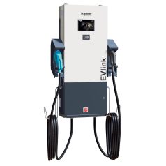   Fast charging station, EVlink, DC fast charger, 24 kW, SAE CCS / CHAdeMO connectors, wall mount EVD1S24THB