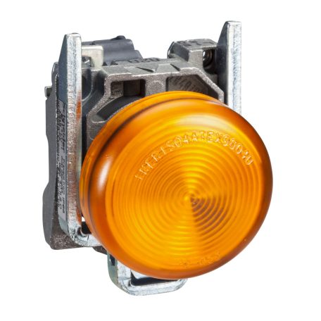 Harmony ATEX D komplett LED jelzőlámpa, Ø22, fém, sárga, 24VAC/DC XB4BVB5EX
