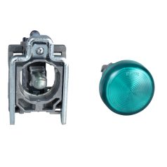   Harmony ATEX D komplett LED jelzőlámpa, Ø22, fém, zöld, 24VAC/DC XB4BVB3EX