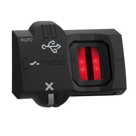 Harmony biometrikus kapcsoló, monostabil, PNP,DPR megfelelés, 24VAC/DC, elővezetékezett, 2m XB5S7B2L2