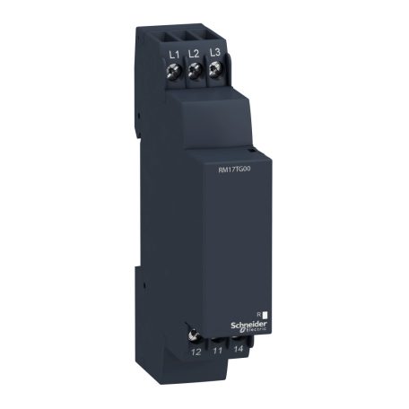 Harmony Control háromfázisú fázisfigyelő relé, 1CO, 5A, 208…480VAC RM17TG00
