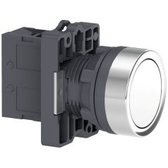   Harmony Easy Series  Ø22 Nyomógomb, visszatérő, fehér, 1NO XA2EA11