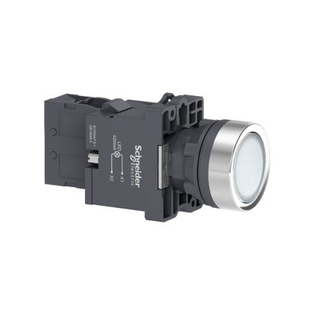 Harmony Easy Series  Ø22 Világító nyomógomb, fehér, 380…400V AC, 1NO XA2EW31Q1