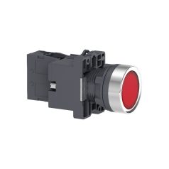   Harmony Easy Series  Ø22 Világító nyomógomb, piros, 24V AC/DC,1NC XA2EW34B2