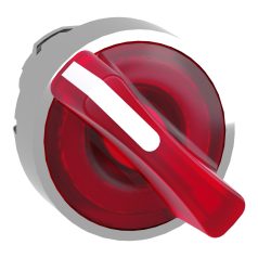  Harmony fém világító választókapcsoló fej, Ø22, 2 állású, piros ZB4BK1243