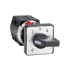   Harmony K komplett bütykös kapcsoló, 10A, Ø16-22mm furat, 1P, 30°, 4 fokozatú+0 léptetőkapcsoló K10D004QCH