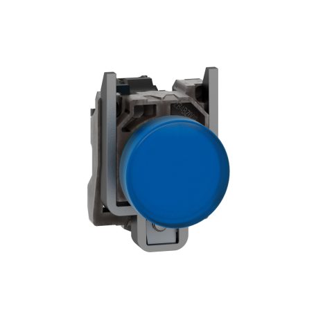 Harmony komplett fém LED jelzőlámpa, Ø22, 24VAC/DC, kék XB4BVB6