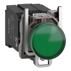   Harmony komplett fém LED jelzőlámpa, Ø22, 400VAC, zöld XB4BV5B3