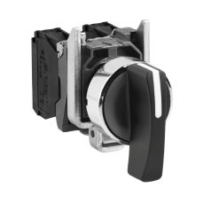   Harmony komplett fém választókapcsoló, Ø22, meghosszabbított fogantyú, 3 állású, 2NO XB4BJ53