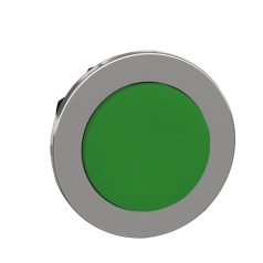   Harmony panelbe süllyesztett fém nyomógomb fej, Ø30, kiemelkedő, zöld, nyomó-nyomó ZB4FH3