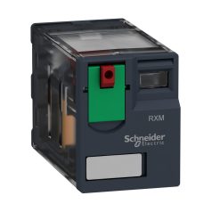   Harmony RXM miniatűr relé, 4CO, 6A, 24VAC, tesztgomb RXM4AB1B7