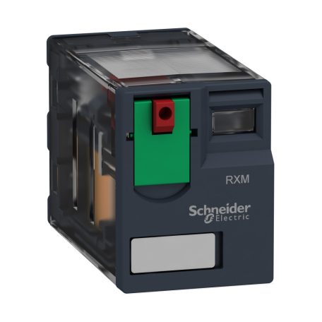 Harmony RXM miniatűr relé, 4CO, 6A, 24VAC, tesztgomb RXM4AB1B7