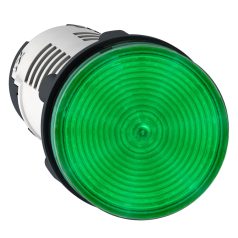   Harmony XB7 monolitikus Ø22 jelzőlámpa, zöld, LED, 230VAC, faston XB7EV03MP3