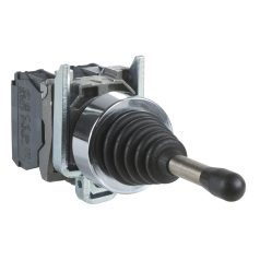  Harmony XD4 fém joystick, Ø22, 2 irányú, visszatérő, irányonként 1NO, csavaros csatlakozó XD4PA22
