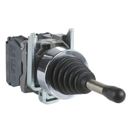 Harmony XD4 fém joystick, Ø22, 2 irányú, visszatérő, irányonként 1NO, csavaros csatlakozó XD4PA22