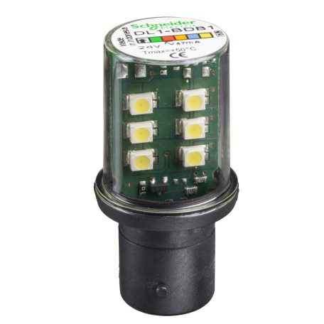 Harmony XVB kiegészítő, LED BA15d foglalathoz, folyamatos fényű, 24 VAC/DC, fehér DL1BDB1