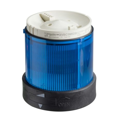 Harmony XVB Ø70 fényoszlop fénymodul, BA15d, folyamatos fényű, kék XVBC36