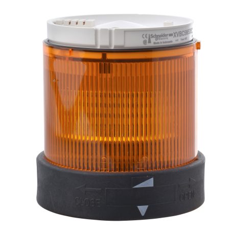 Harmony XVB Ø70 fényoszlop fénymodul, BA15d, villogó, narancs, 24VAC/DC XVBC4B5