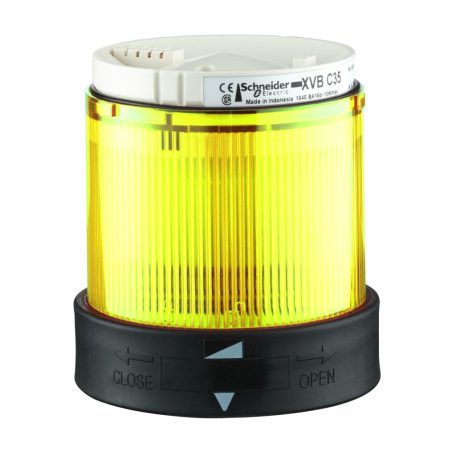 Harmony XVB Ø70 fényoszlop fénymodul, LED, villogó, sárga, 230VAC XVBC5M8