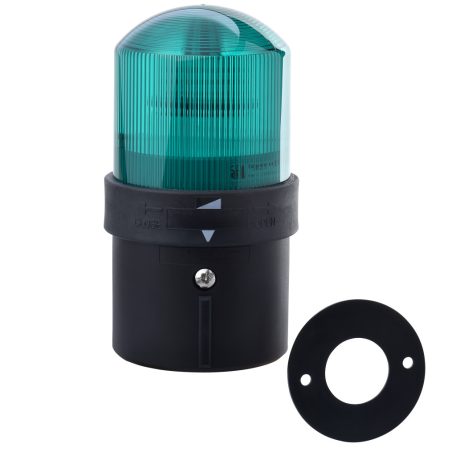 Harmony XVB Ø70 fényoszlop, folyamatos fényű, BA15d foglalatos, max. 250V, zöld XVBL33