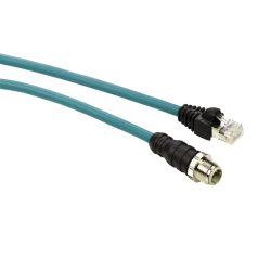 Kábel, Ethernet, IP67 M12 / RJ45, 3m TCSECL1M3M3S2