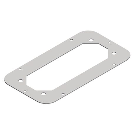 Kábelbevezető lemez kivágással 445x130mm FL21 NSYTLEFL