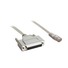   Magelis HMI kiegészítő, RS232C/RS485 kábel-adapter, SUB-D25 / RJ45, 0,2m XBTZG939