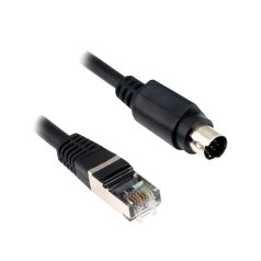   Magelis HMI kiegészítő, RS485 Uni-Telway / soros Modbus kábel, 1x mini DIN 8 tűs / 1x RJ45, (Magelis-Premium/Twido), 10m XBTZ9782