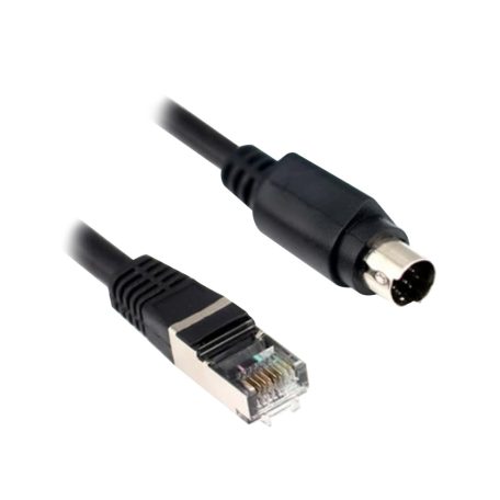 Magelis HMI kiegészítő, RS485 Uni-Telway / soros Modbus kábel, 1x mini DIN 8 tűs / 1x RJ45, (Magelis-Premium/Twido), 10m XBTZ9782
