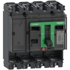   Megszakító alapkeret, ComPacT NSX100H, 70 kA 415 VAC 50/60 Hz, 100 A, kioldóegység nélkül, 4P C10H4