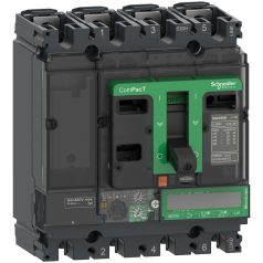   Megszakító ComPacT NSX160H, 70 kA 415 VAC, MicroLogic 7.2 E Vigi kioldóegység 160 A, 4P4d C16H47E160