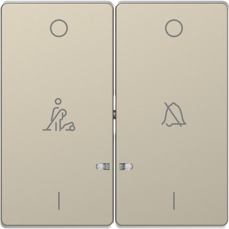 MERTEN Dupla billentyű, szállodai funkciókhoz, D-Life, szahara MTN3429-6033