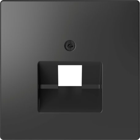 MERTEN Fedlap, 1xRJ45 aljzathoz, D-Life, antracit MTN4521-6034