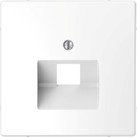 MERTEN Fedlap, 1xRJ45 aljzathoz, D-Life, lótuszfehér MTN4521-6035