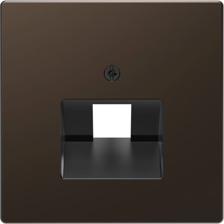 MERTEN Fedlap, 1xRJ45 aljzathoz, D-Life, mokka MTN4521-6052