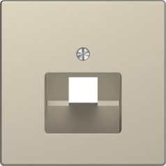   MERTEN Fedlap, 1xRJ45 aljzathoz, D-Life, szahara MTN4521-6033