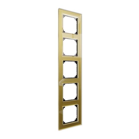 MERTEN M-Elegance ötös keret, arany MTN4050-3241