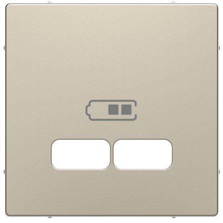 MERTEN USB töltő burkolat, D-Life, szahara MTN4367-6033