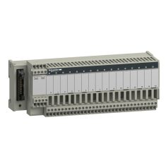   Modicon ABE7 elosztóblokk, fix SSR relés, 16be digitális csatorna, 2 sorkapocs/csatorna, PLC leválasztás, 110 VAC ABE7S16E2F0