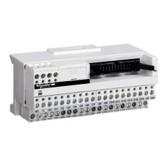   Modicon ABE7 elosztóblokk, miniatűr, HE10, 16 digitális csatorna, 1 sorkapocs/csatorna, LED visszajelzés ABE7H16C11