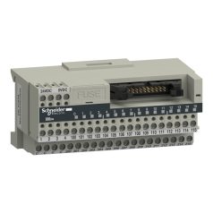   Modicon ABE7 elosztóblokk, miniatűr, HE10, 16 digitális csatorna, 2 sorkapocs/csatorna, LED visszajelzés ABE7H16C21