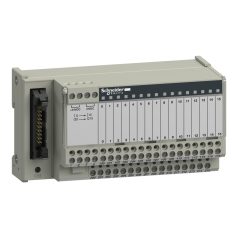   Modicon ABE7 elosztóblokk, univerzális, HE10, 16 digitális csatorna, 2 sorkapocs/csatorna, leválasztás/csatorna, LED ABE7H16S21
