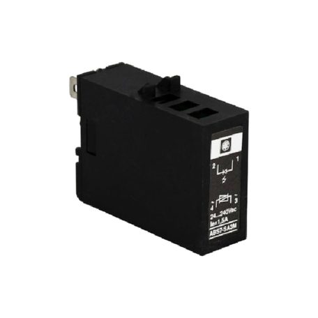 Modicon ABE7 relé, SSR, kimeneti, tekercs 24 VDC, kimenet 24…230VAC, 1,5 A, 12mm ABS7SA3M