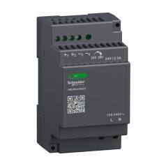   Modicon Modular tápegység,  moduláris, DIN sínre szerelhető, 1f, 24 VDC, 2,5 A, 60 W ABLM1A24025