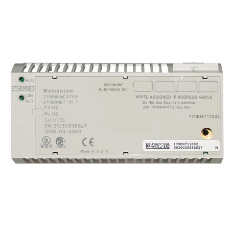 Modicon Momentum - Ethernet kommunikáció adapter - 10 Mbit/s 170ENT11002