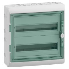   MUREVA (Kaedra) Kiselosztó, átlátszó ajtó, 2x18 modul 13434