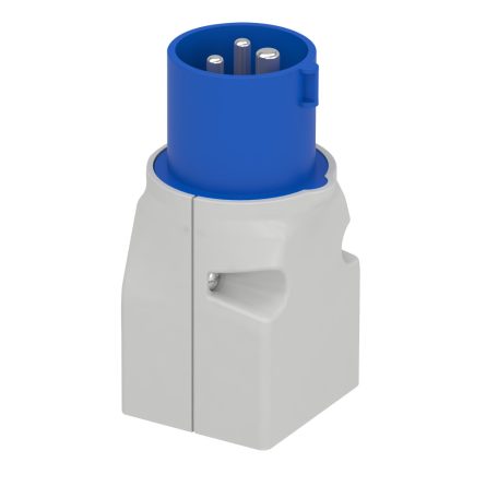 MUREVA PK (Pratika) Adapter, 2x2P+F, 16A, IP20, olasz PKZA202
